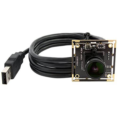 ELP 170 도 어안 라즈베리 파이 1080P H.264 마이크,마이크로폰 PC 웹 USB 보안카메라, CCTV