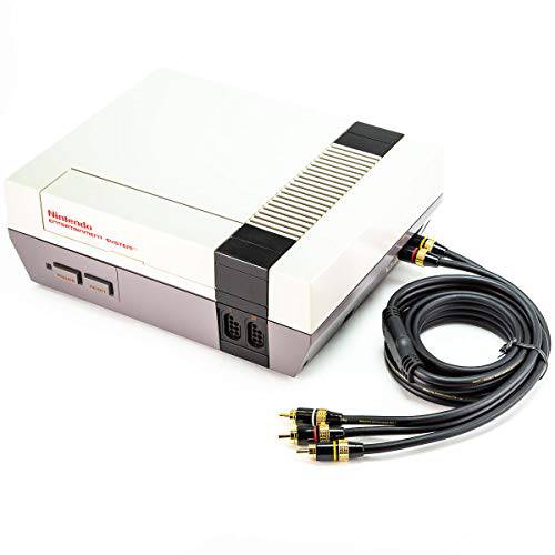 NES 24K Gold-Plated AV 케이블 시뮬레이션 스테레오 오디오비디오, AV 케이블 Nintendo 시스템