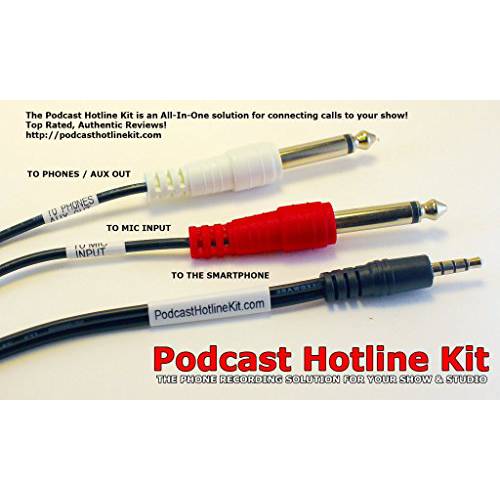 Podcast Hotline Kit (The 폰 레코딩 솔루션 호환 Your Show and Studio)