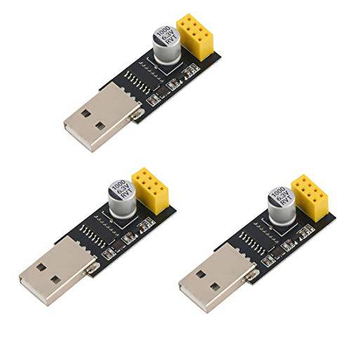 HiLetgo 3pcs USB to ESP8266 Serial 와이파이 모듈 와이파이 변환기 무선 발달 보드 CH340