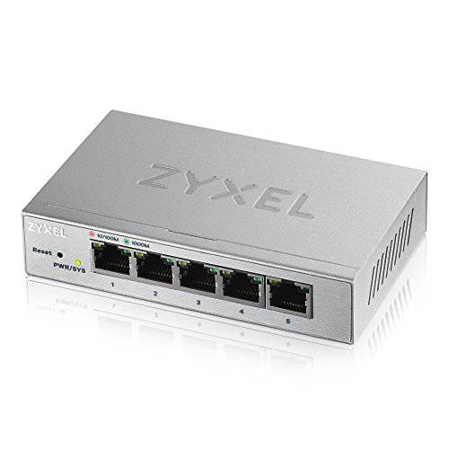 ZYXEL GS1200-5 - 팬리스 5 Port GbE L2 웹 Managed Switch