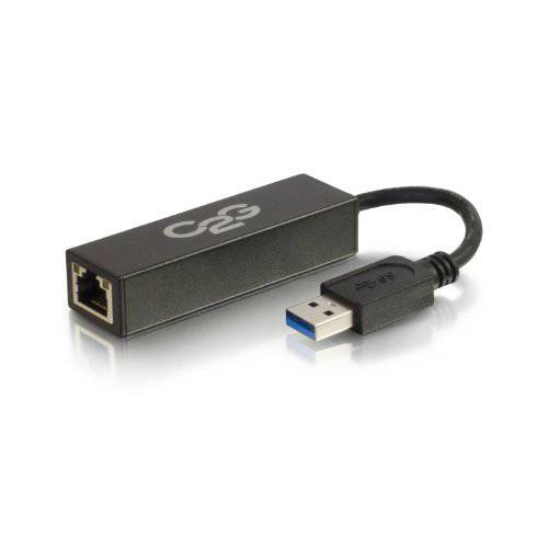 C2G 39700 USB 3.0 to 기가비트 랜포트 네트워크 Adapter, 블랙