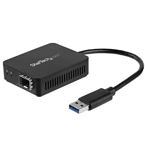StarTech.com USB to Fiber Optic 컨버터 - Open SFP- 1000BASE-SX/ LX - Windows/ Mac/ Linux - USB 3.0 랜포트 - 네트워크 어댑터 (US1GA30 SFP)