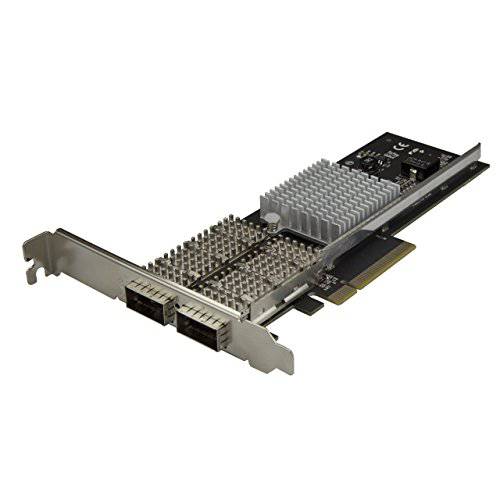StarTech .com 듀얼 포트 40G QSFP+ 네트워크 카드 - Intel XL710 Open QSFP+ Converged 어댑터 - PCIe 40 기가비트 이더넷 서버 NIC - 40GbE 파이버 Optic 랜 카드 - Dell PowerEdge HPE ProLiant (PEX40GQSFDPI)