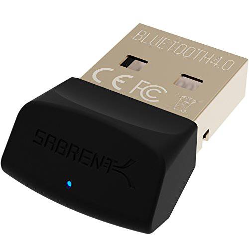 Sabrent USB 블루투스 4.0 Micro 어댑터 블루투스 동글 PC [v4.0 Class 2 저 에너지 Technology] BT-UB40 for with