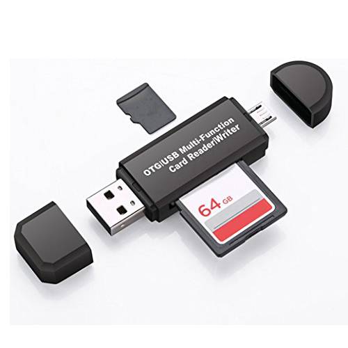 Acuvar USB&  마이크로 USB OTG SD/ 마이크로 SD 카드 Reader/ 라이터 for Smartphones, Tablets, 컴퓨터