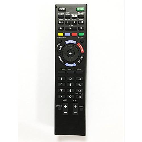 교체용 원격 컨트롤러 사용 호환 XBR-70X850B XBR-65X850B KDL-40W600B KDL-32W700B 소니 HD 스마트 LED TV