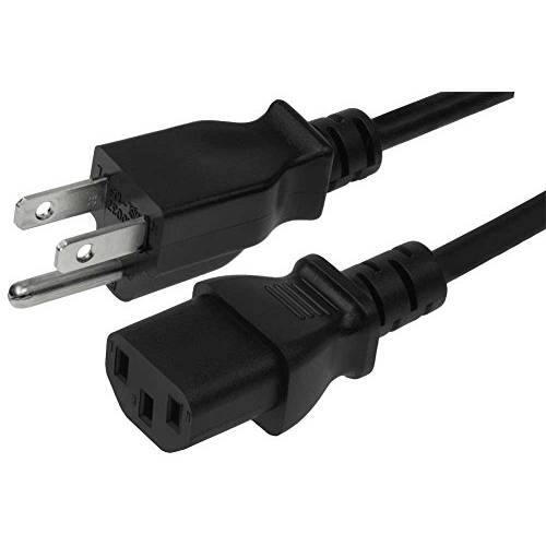 SF 케이블 25ft 14AWG 로우 프로파일 3-pin Plug NEMA 5-15P to C13 스탠다드 파워 Cord, 15Amp, 125Volt