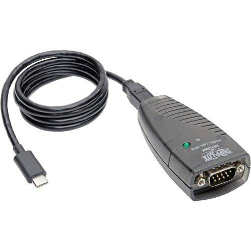 TRIPP LITE Keyspan 고속 USB C to Serial 변환기 DB9 케이블 TAA, 3’ (USA-19HS-C)