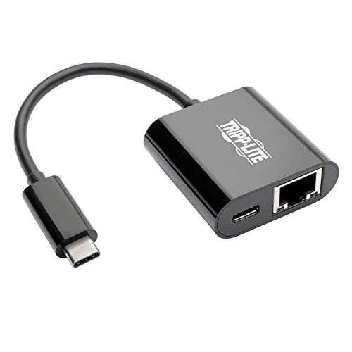 Tripp Lite USB C to 기가비트 랜포트 USB Type C to Gbe 썬더볼트 3 Compatible w/ PD 충전 (U436-06N-GB-C)