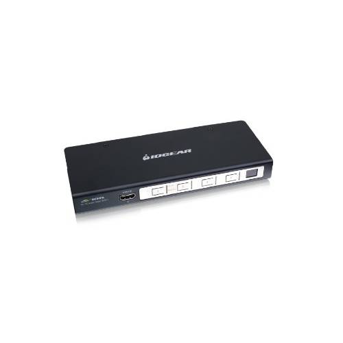 IOGEAR 4-Port HDMI Audio/ 영상 Switch with RS-232 Support, GHSW8141