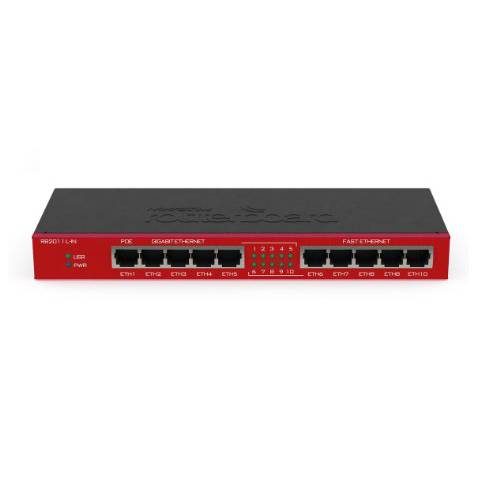 Mikrotik RB2011iL-IN smallform 팩터 EthernetRouter 10 이더넷 포트