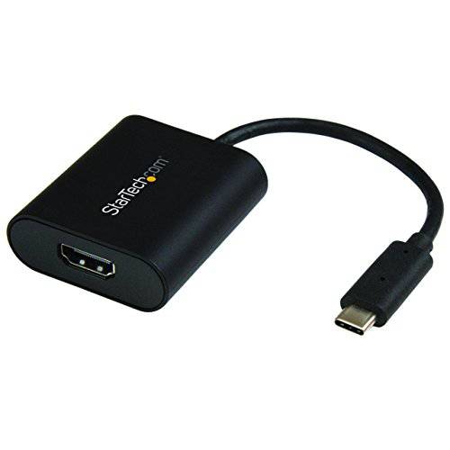 brandnameeng.com USB C to 4K HDMI 어댑터 - 4K 60Hz - 벼락 3 호환 - USB Type C to HDMI 영상 디스플레이 어댑터 (CDP2HD4K60SA), 블랙
