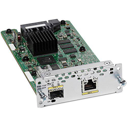 Cisco NIM-1GE-CU- SFP= 1 Port Ge WAN Nim Dual-Mode RJ45&  SFP 모듈