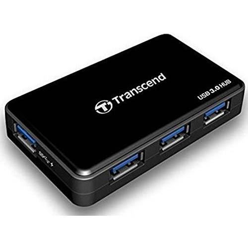 Transcend USB 3.0 4-Port 허브 TS-HUB3K Black