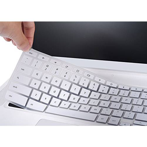 2019 2018 2017 Acer CB3 15.6 Chromebook 키보드 스킨, 울트라 Thin Silicon 키보드 보호 커버 스킨 for Acer Chromebook 15 CB3-531 CB3-532 CB5-571 C910, 블랙