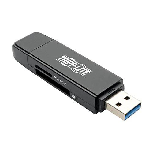 Tripp Lite USB C메모리 카드 리더,리더기 변환기 2-in-1 USB-A/ USB-CUSB Type C, USB 3.1 Gen 1 (U452-000-SD-A)