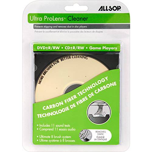 Allsop 울트라 ProLens 클리너 DVD CD 드라이브 and 게임 플레이어 23321 for CD DVD 클리너