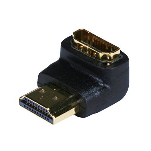 Monoprice HDMI 포트 세이버,스토퍼 Male to Female - 90 도 103733