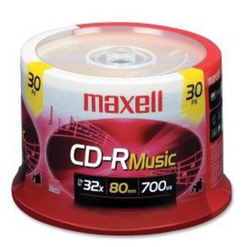 Maxell 625335 High-Sensitivity Recording 레이어 CD-R 기록 가능 CD 오디오 Only 700mb 80 Min