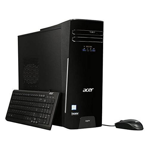 2018 Flagship Acer Aspire TC-780 고 퍼포먼스 Desktop, Intel Quad-Core i5-7400 up to 3.5GHz, 8GB DDR4, 256GB SSD, DVD±RW, Bluetooth, 802.11ac, HDMI, USB 3.0, Win 10 (Mouse& 키보드 Included)