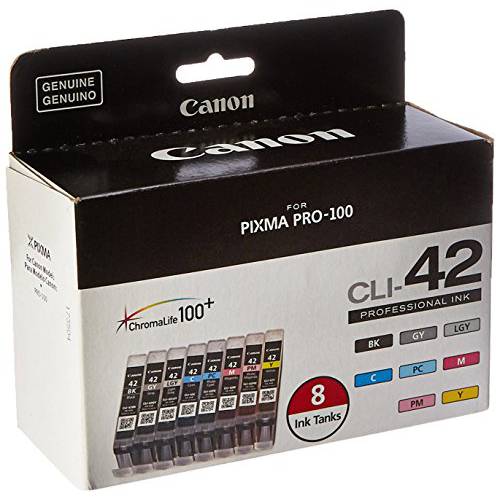 Canon CLI-42 8 PK Value Pack Ink, 8 Pack
