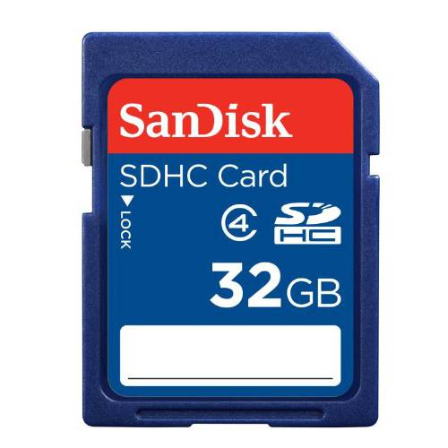 SanDisk 표준 - 플래시 메모리 카드 - 32 GB - 수업 4 - SDHC 리테일 패키지
