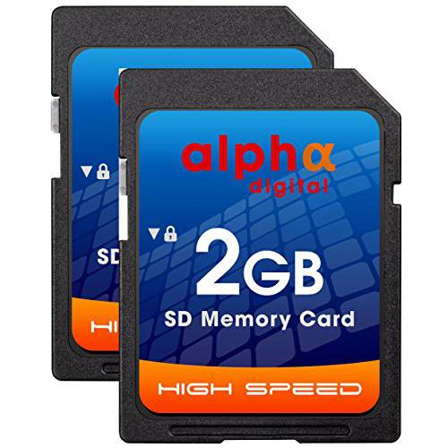 Nikon D50 D40 D40X D3300 디지털 카메라 메모리 카드 2x 2GB 확실한 디지털 (SD) 메모리 카드 (1 트윈 Pack)