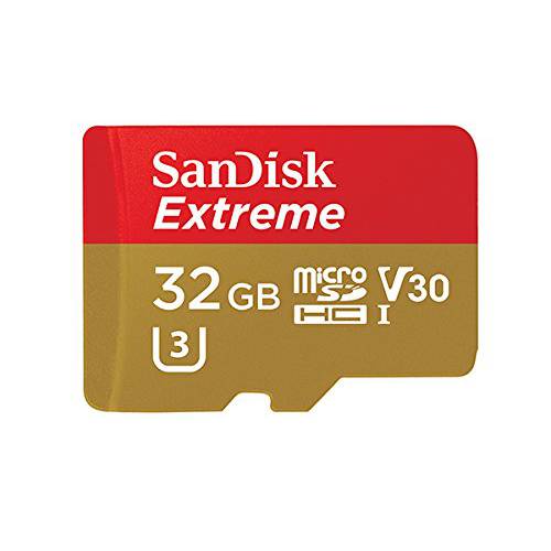 SanDisk Extreme 32GB microSDHC UHS-I 카드 어댑터포함 - SDSQXVF-032G-GN6MA [Old Version]