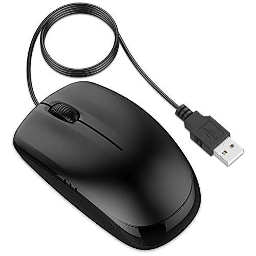 JETech 0776-3-Button 유선 USB 광 마우스 블랙