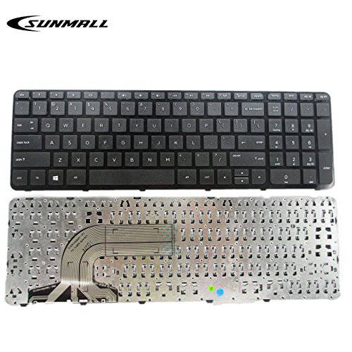 SUNMALL Mate 노트북 키보드 for HP Pavilion 250 G3, 255 G3, 250 G2, 255 G2 15-D 15-E 15-G 15-R 15-N 15-S 15-F 15-H 15-A Series US 키패드 with 프레임