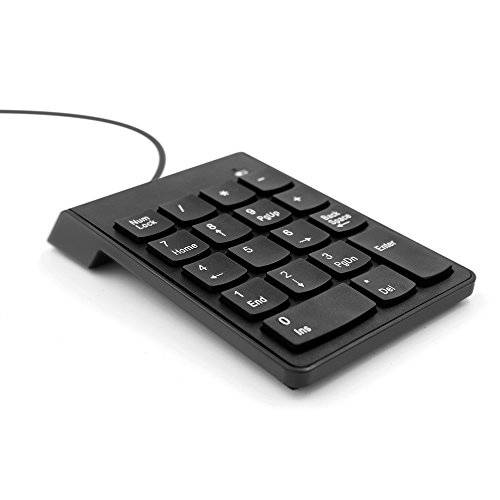 숫자 키pad, USB 숫자 키pad, Kadaon USB 18 키 넘버 숫자 키패드 키보드 for Laptop/ 노트북 PC 컴퓨터