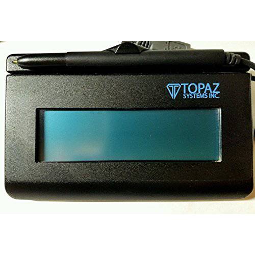 Topaz SignatureGem T-LBK462-HSB-R 1X5 Backlit LCD Signature 캡쳐 패드 USB 연결