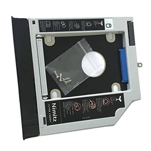 Nimitz 2nd HDD SSD 하드디스크 Caddy for 레노버 Ideapad 110-15 ISK/ IKB with Bezel/ 브라켓