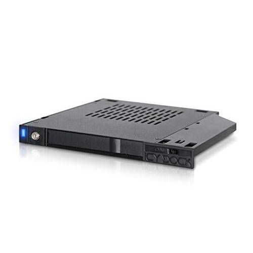 ICY DOCK 2.5 SATA SSD/ HDD 핫 스왑 탈부착 for CD DVD-ROM 슬림 ODD Bay (12.7mm) - flexiDOCK MB511SPO-B