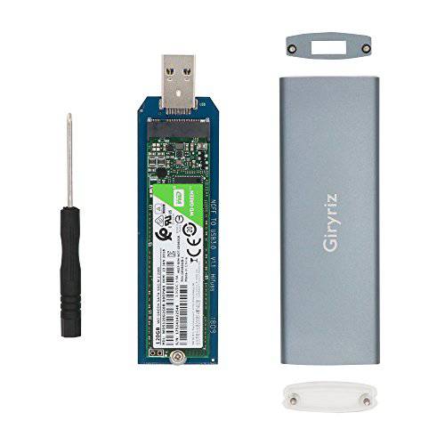 Giryriz M.2 SATA SSD 케이스 케이스 USB3.0 변환기 with UASP and Trim, support 2280 2260 2242 2230 M.2 NGFF SATA SSD