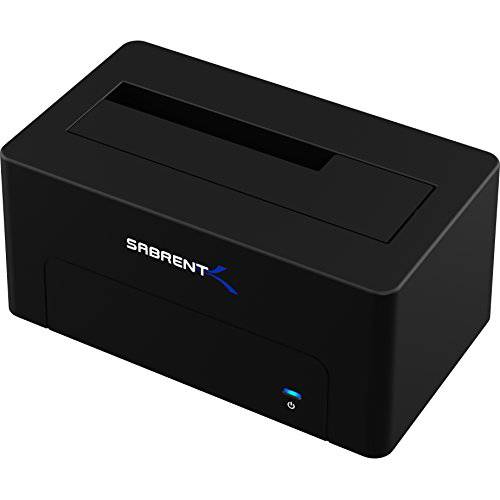Sabrent USB 3.1 to SATA 외장 하드디스크 탈부착 스테이션 for 2.5 or 3.5in HDD, SSD [Includes Both Type C and Type A Cables support UASP and 10TB Drives] (DS-UTC1)