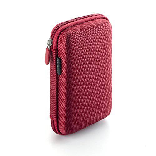 드라이브 Logic DL-64-RED 휴대용 EVA 하드디스크 휴대용 케이스 파우치 레드