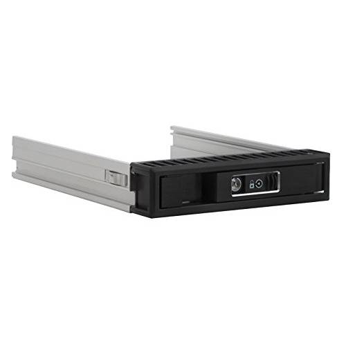 Kingwin 알루미늄 Single Bay 핫 스왑 휴대용 거치대, 받침대 트레이 For 2.5” or 3.5” SSD/ HDD, Internal SATA 하드디스크 Backplane Enclosure, 지원 SATA I/ II/ III& SAS I/ II 6Gbps and [Optimized for SSD]