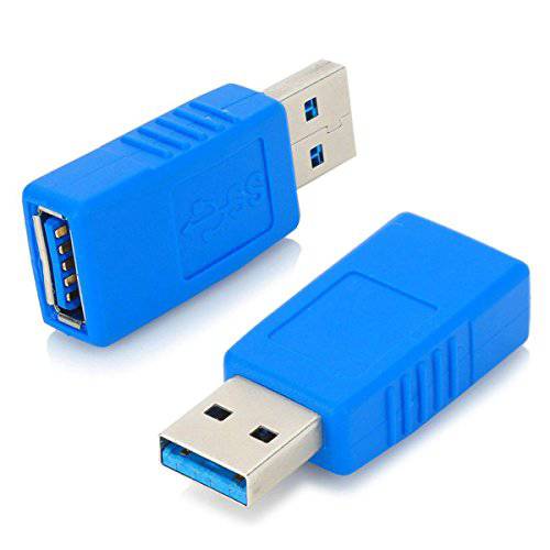 FolioGadgets USB 3.0 어댑터 - 타입 A Male to Female -Connector 컨버터 어댑터 - 2 Pack