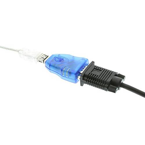 USBGear USB to Serial 변환기 RS-232 케이블 DB-9 Male for 윈도우 and 맥
