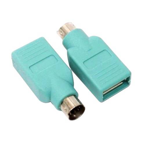 2-Pack RocketBus USB to PS/ 2 PS2 어댑터 for Newer New USB 마우스 or 키보드 to Older Old Legacy 컴퓨터 PS/ 2 Port