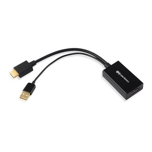 케이블 MattersHDMI to DisplayPort,DP 변환기 (HDMI to DP Adapter) with 4K 영상 해상도 지원