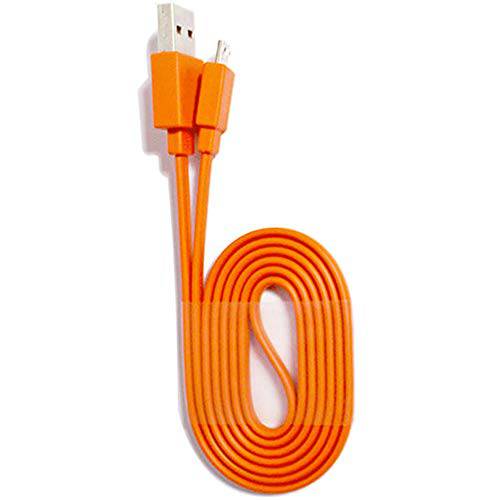미니 USB 고속 파워 충전 충전 케이블 케이블 호환가능한 with JBL 무선 스피커 로지텍 UE 붐 안드로이드 휴대폰 3.3ft (Orange)