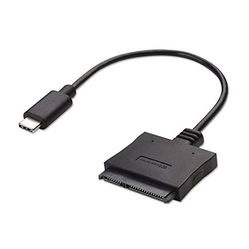 케이블 Matters USB C to SATA 변환기 (USB-C to SATA Gen 2 10Gpbs) 썬더볼트 3 Port 호환 - 10 Inches