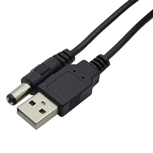 케이블Deconn USB to 5.5 mm/ 2.1 mm 5 볼트 DC Barrel Jack 파워 케이블