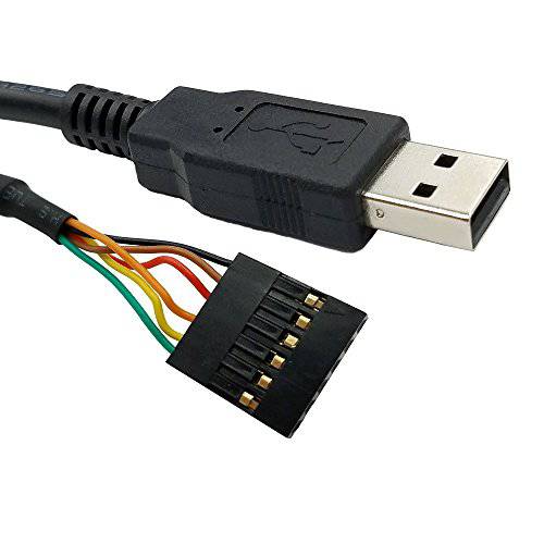 USB to TTL Serial 3.3V UART 컨버터, 변환기 케이블 FTDI 칩 Terminated by 6 웨이 Header, Works Galileo Gen2 보드/ BeagleBone 블랙/ Minnowboard 맥스 and More