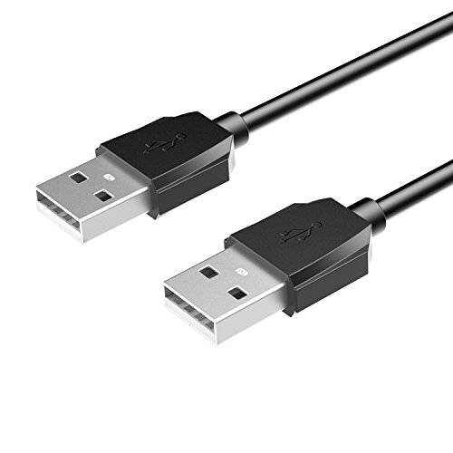 havit 2-Feet USB 2.0 Type a Male to Type a Male 케이블 블랙 1pack