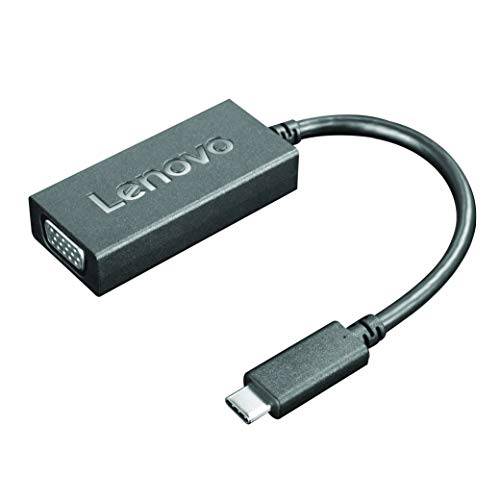 레노버 USB-C to VGA Adapter, 블랙 GX90M44578