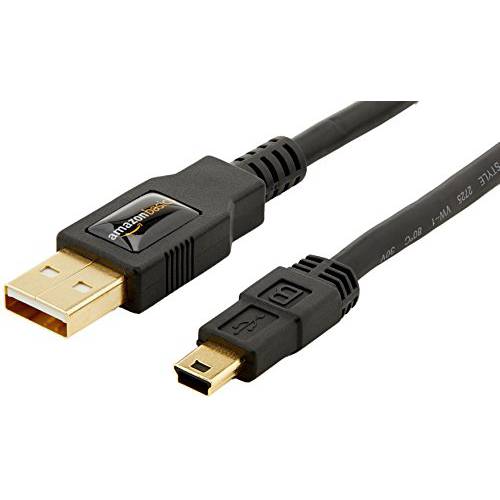 AmazonBasics USB 2.0 케이블 - A-Male to Mini-B 케이블 - 6 Feet 1.8 미터